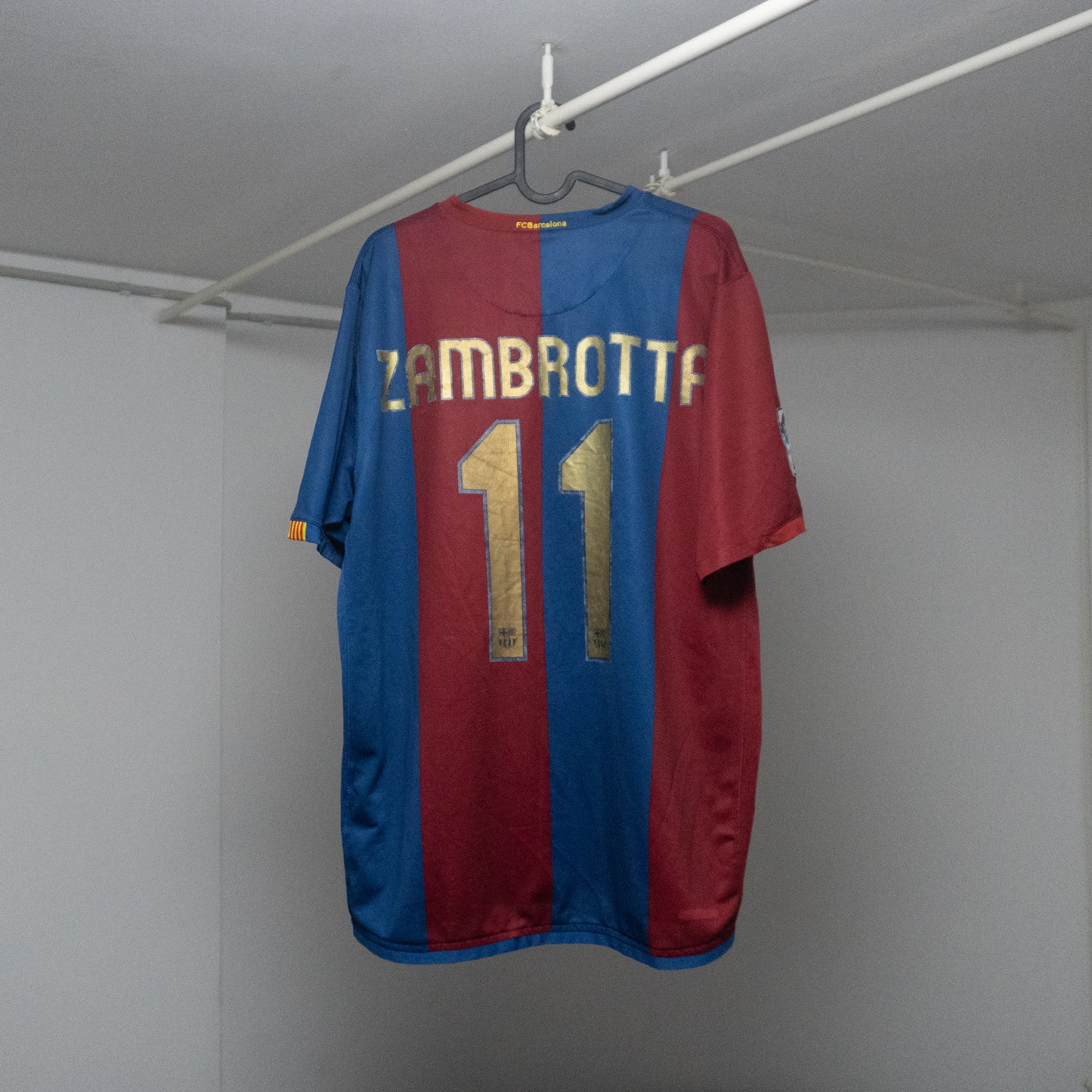 Barcelona Home Trikot 2006/07 #11 Zambrotta (L)