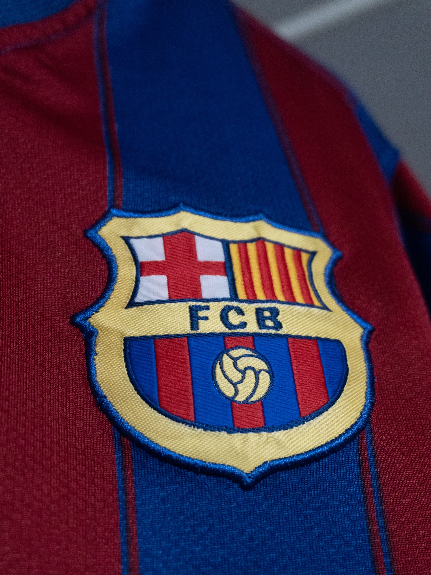 Barcelona Home Trikot 2009/10 #10 Messi (XL Kinder)