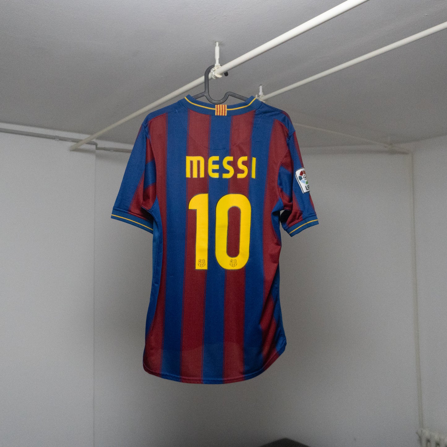 Barcelona Home Trikot 2009/10 #10 Messi (XL Kinder)