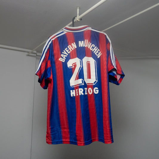 Bayern München Home Trikot 1995-97 #20 Herzog (M)